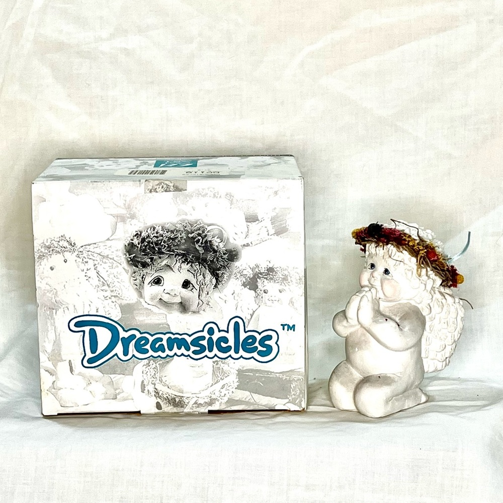 VNT 1994 Dreamsicles MAKE A WISH Christmas Cherub Angel Figurine DC118 RETIRED